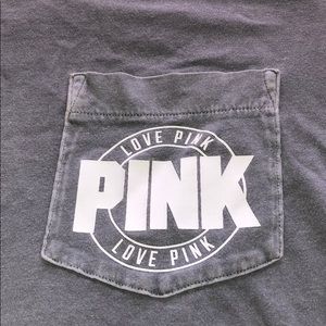 grey PINK VS shirt Xs